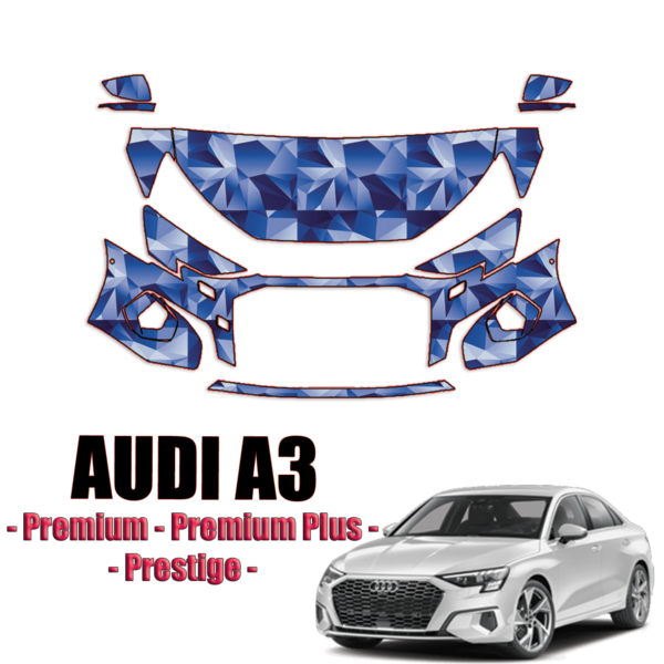 2021-2024 Audi A3 Precut Paint Protection PPF Kit – Partial Front