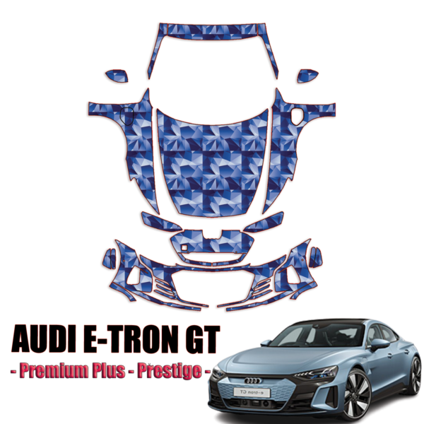 2022-2024 Audi E-Tron GT Precut Paint Protection Kit – Full Front+