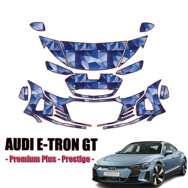 2022-2024 Audi E-Tron GT Precut Paint Protection Kit – Partial Front