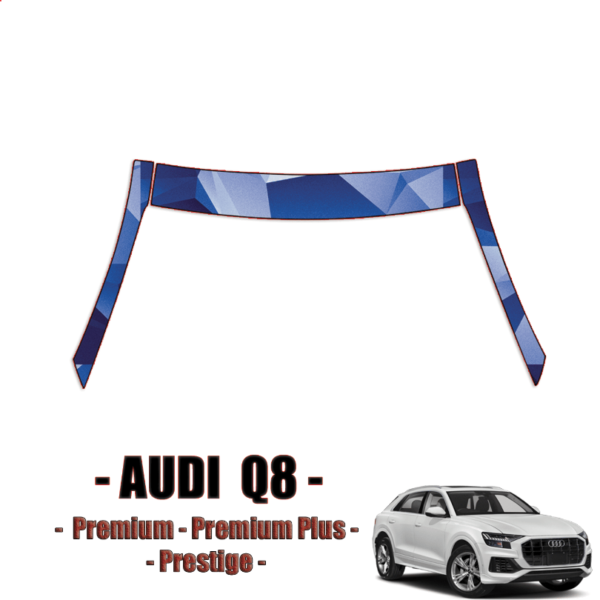 2019-2023 Audi Q8 Premium, Premium Plus, Prestige Paint Protection Kit – A Pillars + Rooftop