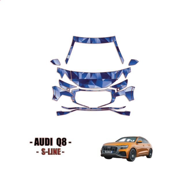 2019-2023 Audi Q8 S-Line Precut Paint Protection Kit – Partial Front