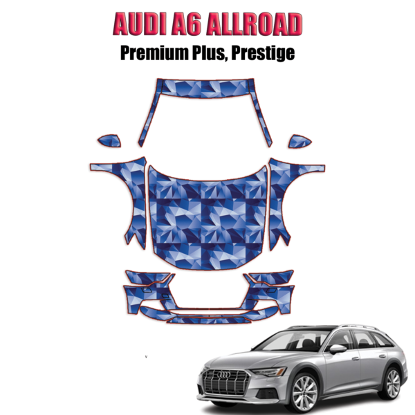 2020-2024 Audi A6 Allroad Precut Paint Protection Kit – Full Front+