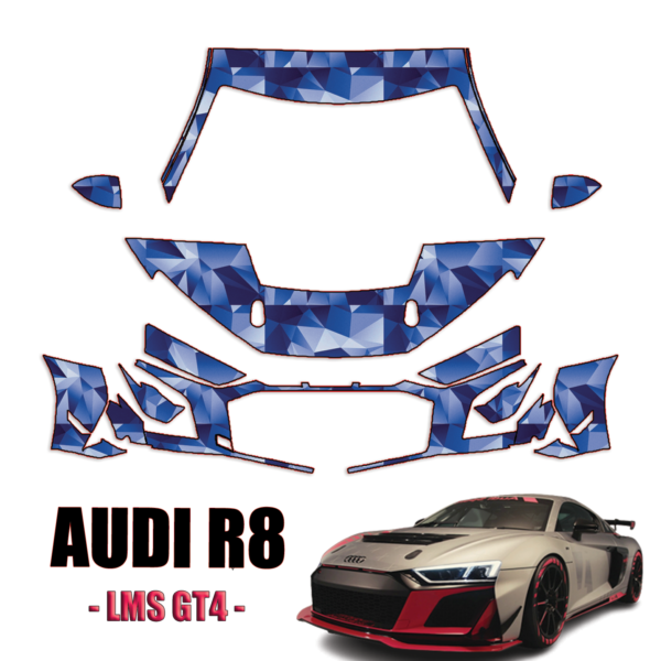 2020-2022 Audi R8 LMS GT4 Precut Paint Protection Kit – Partial Front