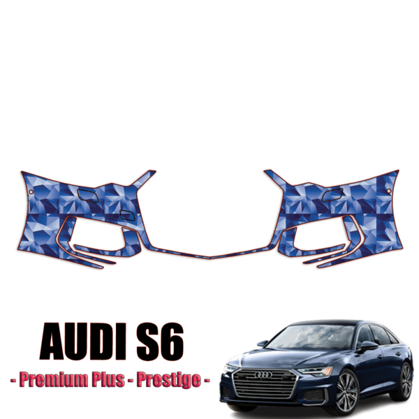 2020-2024 Audi S6 – Premium Plus, Prestige Precut Paint Protection Kit – Front Bumper