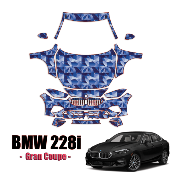 2022-2024 BMW 228i Gran Coupe Precut Paint Protection Kit – Full Front + A Pillars + Rooftop