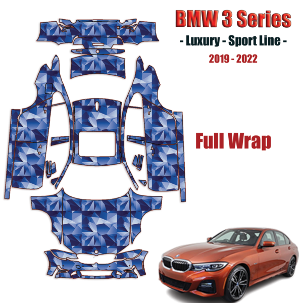 2019-2022 BMW 3 Series Precut Paint Protection Kit PPF – Full Wrap Vehicle