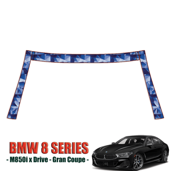 2020-2023 BMW 8 Series M850i Precut Paint Protection Kit – A Pillars + Rooftop