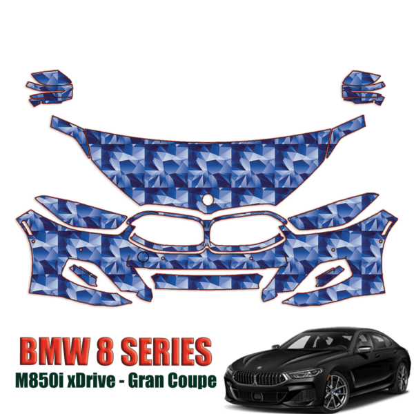 2020-2023 BMW 8 Series M850i Paint Protection Kit (PPF) – Partial Front