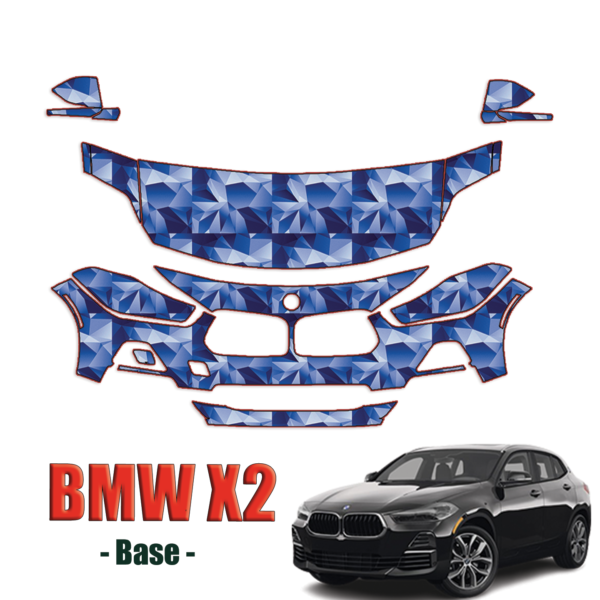 2018-2023 BMW X2 – Base Precut Paint Protection Kit – Partial Front
