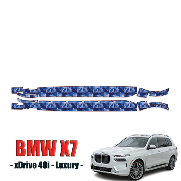 2023-2024 BMW X7 – xDrive 40i, Luxury Precut Paint Protection Kit – Rocker Panels