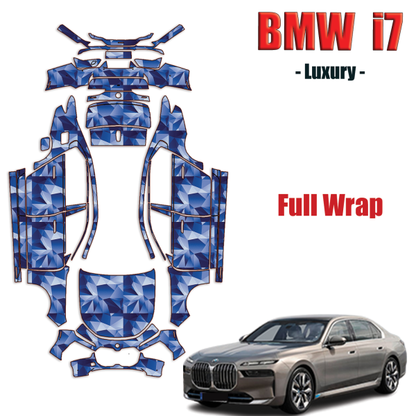 2023-2024 BMW i7 Luxury Precut Paint Protection Kit – Full Wrap Vehicle