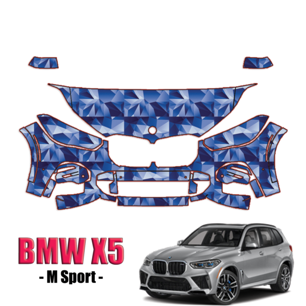 2019-2023 BMW X5 M-Sport Precut Paint Protection Kit – Partial Front