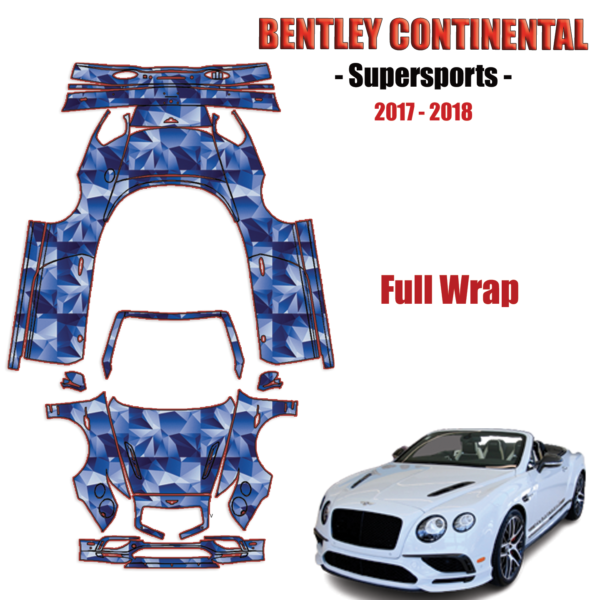 2017 Bentley Continental Supersports Precut Paint Protection Kit – Full Wrap Vehicle