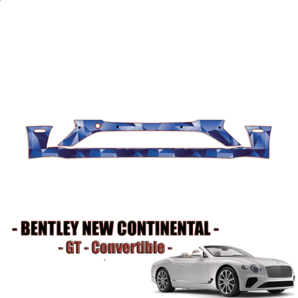 2019-2024 Bentley Continental GT – GT Speed, GT V8, GT Mulliner  Precut Paint Protection Kit Front Bumper