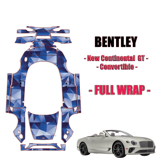  2019-2022 Bentley Continental GT Precut Paint Protection Kit – Full Wrap