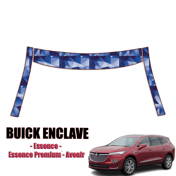 2022-2024 Buick Enclave – Essence, Essence Premium, Avenir Paint Protection Kit – A Pillars + Rooftop