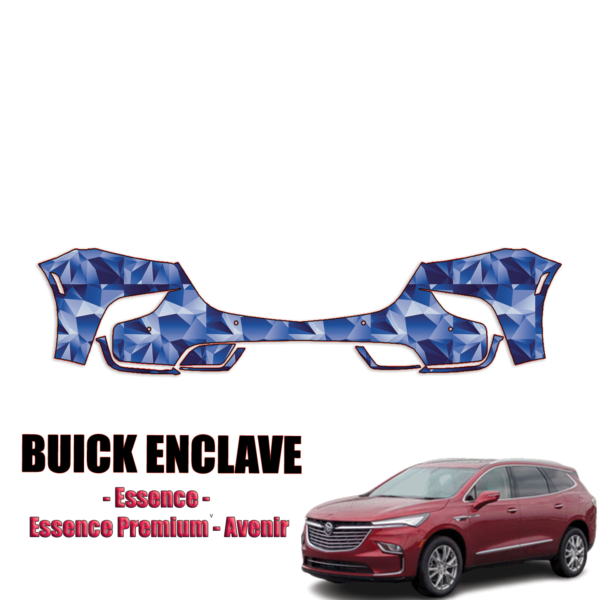 2022-2024 Buick Enclave – Essence, Essence Premium, Avenir Precut Paint Protection Kit – Front Bumper
