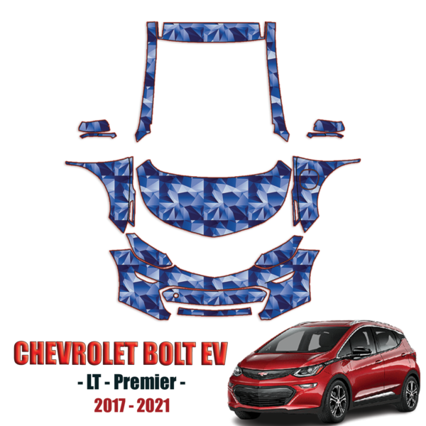 2017-2021 Chevrolet Bolt EV – LT, Premier Precut Paint Protection Kit – Full Front