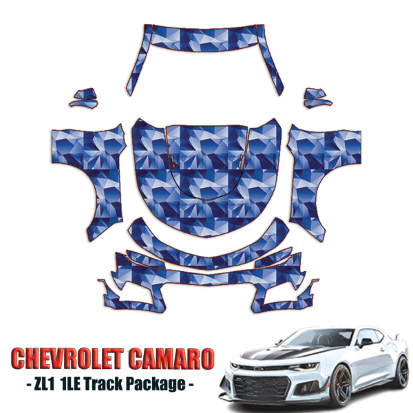 2018-2024 Chevrolet Camaro ZL1 1LE Track Package Precut Paint Protection Kit – Full Front + A Pillars + Rooftop