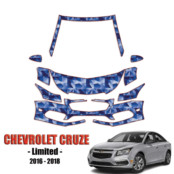 2016-2018 Chevrolet Cruze – Limited Precut Paint Protection PPF Kit – Partial Front