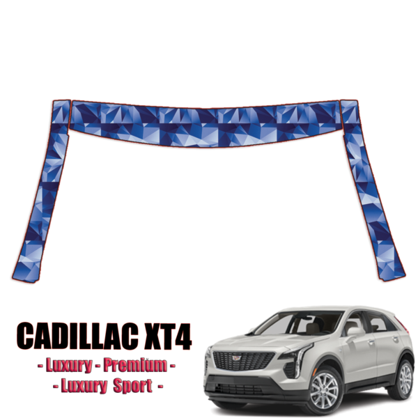 2019-2023 Cadillac XT4 Precut Paint Protection Kit – A Pillars + Rooftop