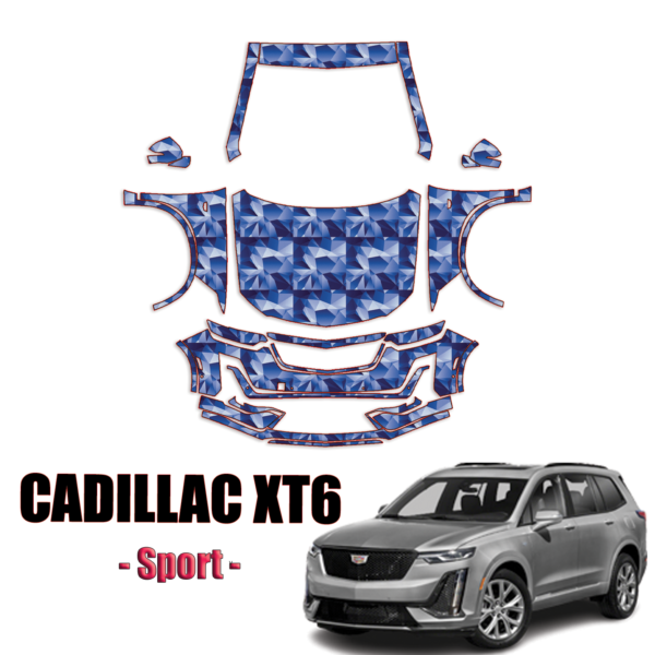 2020-2024 Cadillac XT6 – Sport Pre Cut Paint Protection Kit-Full Front +A Pillars + Rooftop