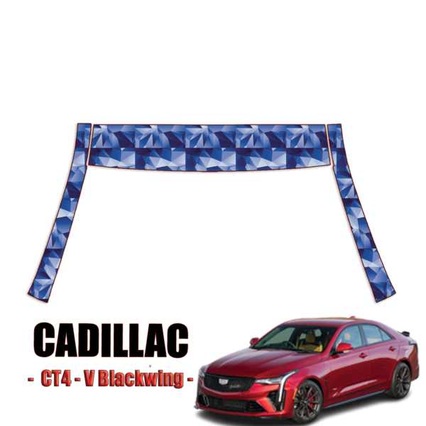 2022-2024 Cadillac CT4 – V Blackwing Paint Protection Kit – A Pillars + Rooftop
