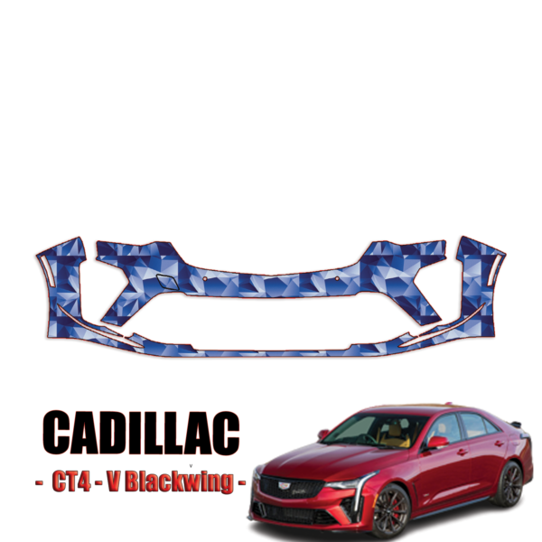 2022-2024 Cadillac CT4 – V Blackwing Precut Paint Protection Kit – Front Bumper