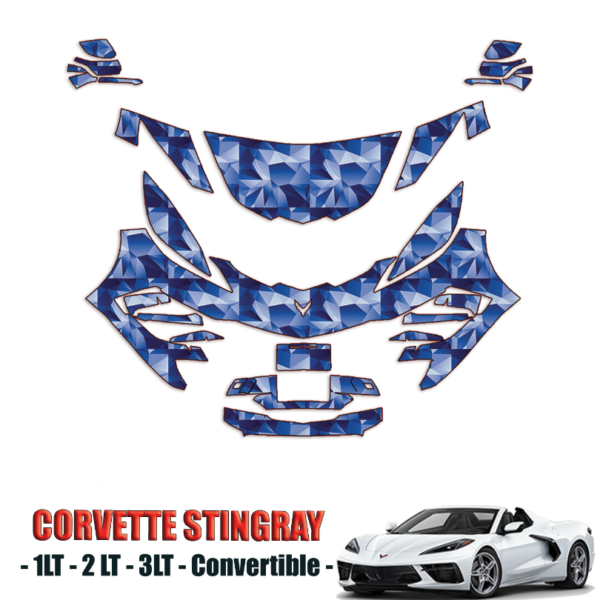 2020-2024 Chevrolet Corvette Stingray Precut Paint Protection PPF Kit – Partial Front