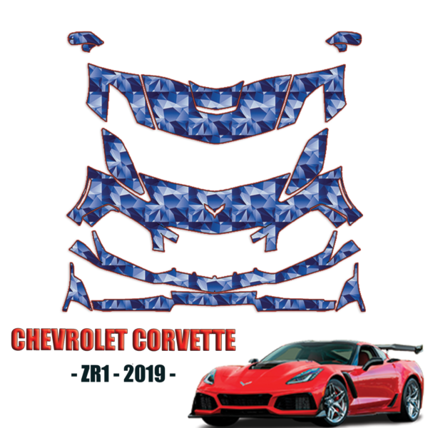 2019 Chevrolet Corvette ZR1 Precut Paint Protection Kit – Partial Front