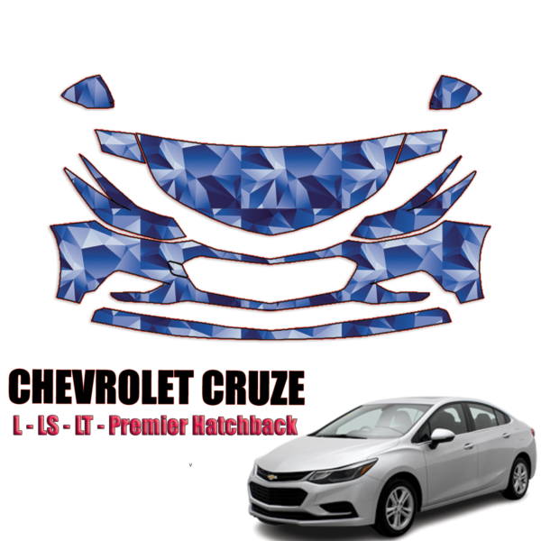 2017-2018 Chevrolet Cruze Precut Paint Protection Kit – Partial Front