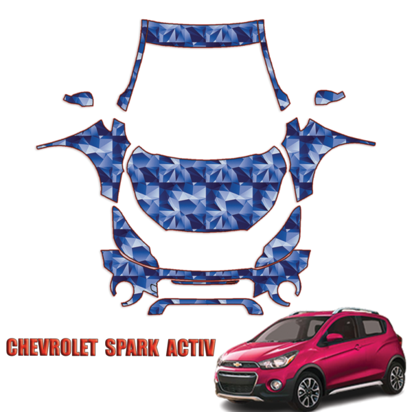 2019-2024 Chevrolet Spark Precut Paint Protection PPF Kit – Full Front + A pillars + Rooftop