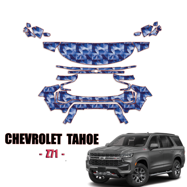 2021-2024 Chevrolet Tahoe-Z71 PPF Kit Precut Paint Protection PPF Kit – Partial Front