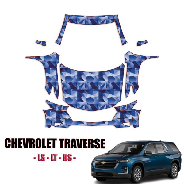 2022-2023 Chevrolet Traverse Precut Paint Protection PPF Kit – Full Front + A Pillars + Rooftop