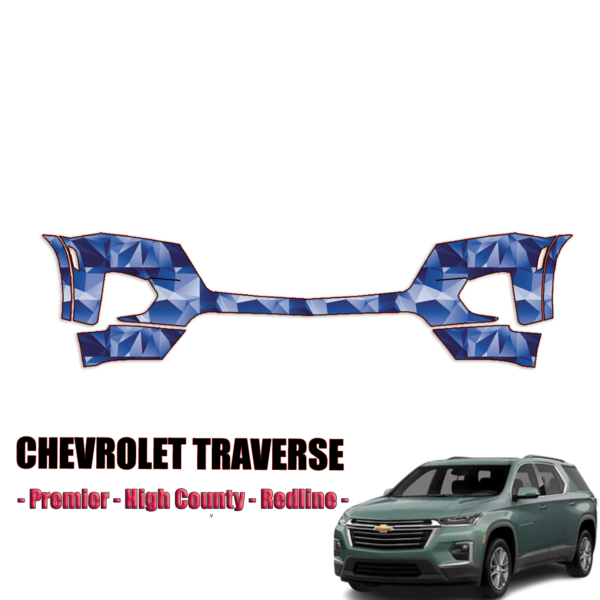 2022-2023 Chevrolet Traverse Precut Paint Protection PPF Kit – Front Bumper