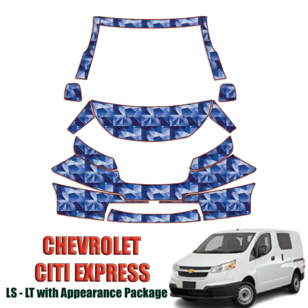 2015-2024 Chevrolet City Express Precut Paint Protection PPF Kit – Partial Front