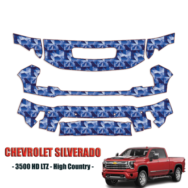 2024-2025 Chevrolet Silverado 3500HD Precut Paint Protection PPF Kit – Partial Front