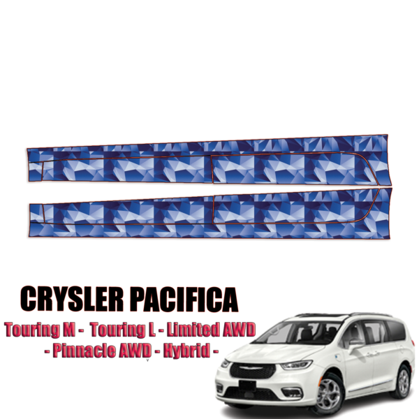 2021-2024 Chrysler Pacifica Precut Paint Protection PPF Kit – Rocker Panels