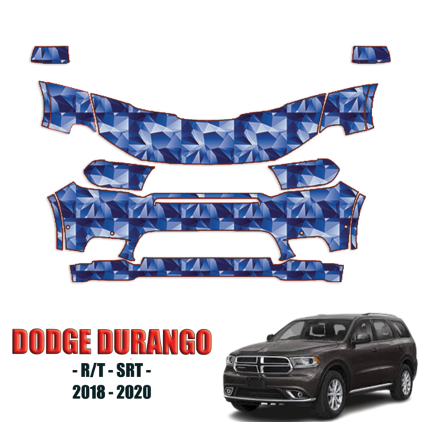 2018-2020 Dodge Durango – R/T, SRT Precut Paint Protection Kit (PPF) – Partial Front
