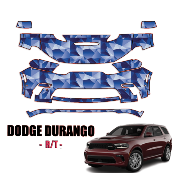 2021-2024 Dodge Durango Precut Paint Protection PPF Kit – Partial Front