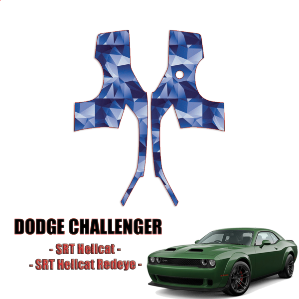 2019-2024 Dodge Challenger Precut Paint Protection PPF Kit – Quarter Panels