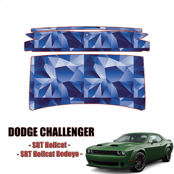 2019-2024 Dodge Challenger Paint Protection Kit PPF – Tailgate (Assembly)