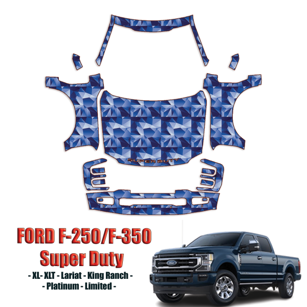 2023-2024 Ford F250/F350 Super Duty Precut Paint Protection PPF Kit – Full Front+