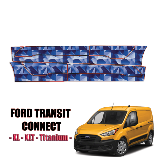 2019-2024 Ford Transit Connect – XL, XLT, Titanium  Precut Paint Protection Kit – Rocker Panels