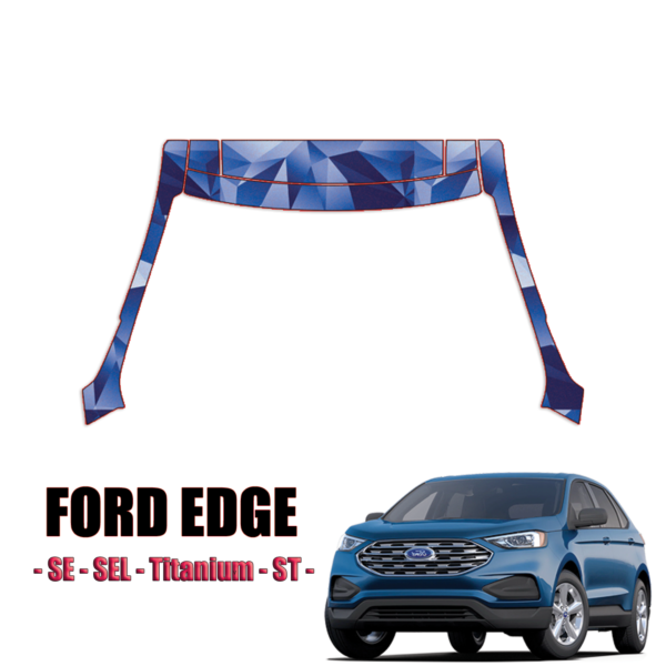 2019-2024 Ford Edge – SE, SEL, Titanium, ST Paint Protection Kit – A Pillars + Rooftop
