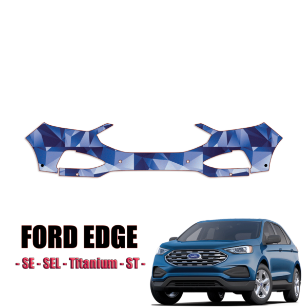 2019-2024 Ford Edge – SE, SEL, Titanium, ST Precut Paint Protection Kit (PPF) – Front Bumper