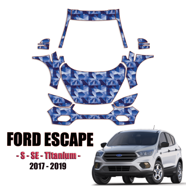 2017-2019 Ford Escape Precut Paint Protection Kit – Full Front+