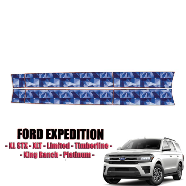 2022-2024 Ford Expedition – XL STX, XLT, Limited, Timberline, King Ranch, Platinum Precut Paint Protection Kit – Rocker Panels
