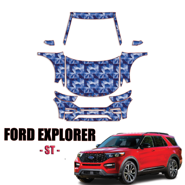 2020-2024 Ford Explorer ST Precut Paint Protection Kit – Full Front+