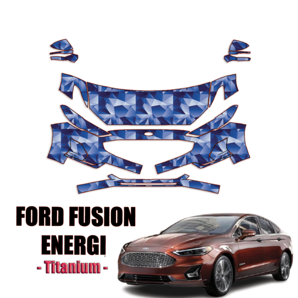 2019-2021 Ford Fusion Energi Titanium Precut Paint Protection Kit – Partial Front